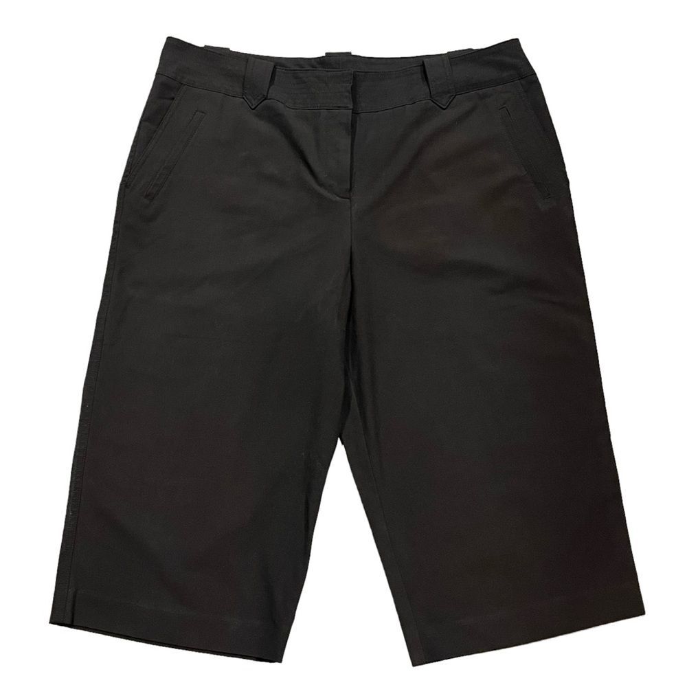Kenneth Cole Brown Capris Pants Cropped Summer Lightweight Extra Long Shorts